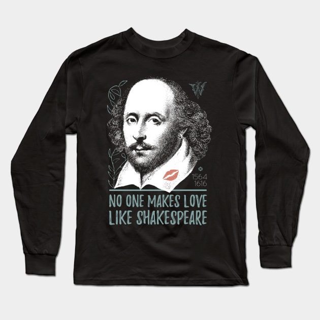 Funny Shakespeare designs Cool Theatre Actor Gifts Long Sleeve T-Shirt by TwistedCity